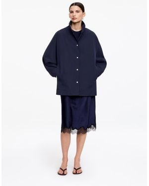 ARKET Oversized Shell Jacket - Blue