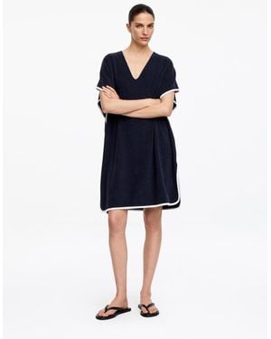 ARKET Towelling Beach Dress - Blue