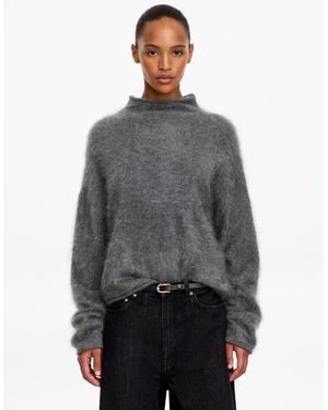 ARKET Pure Cashmere Roll-Neck Jumper - Grey