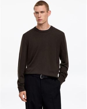 ARKET Fine Knit Merino Jumper - Black