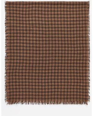 ARKET Light Wool Scarf - Brown