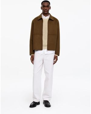 ARKET Wool Doublé Jacket - White