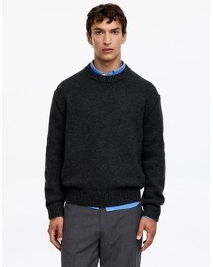 ARKET Heavy Knit Wool Jumper - Black