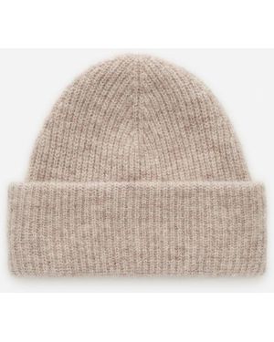 ARKET Alpaca-Wool Blend Beanie - Natural