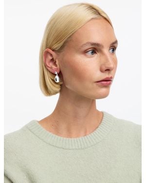 ARKET Drop Pendant Earrings - Natural