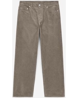 ARKET Loose Corduroy Trousers - Natural