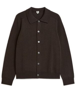 ARKET Wool Cardigan - Brown
