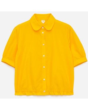 ARKET Round-Collar Blouse - Yellow