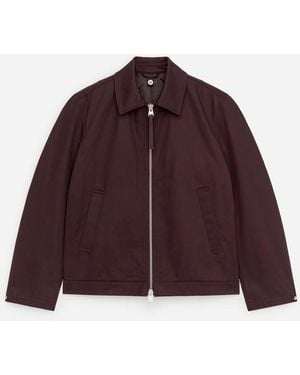 ARKET Drizzler Cotton Jacket - Red