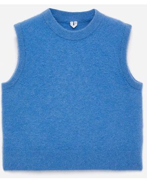 ARKET Alpaca-Wool Blend Vest - Blue