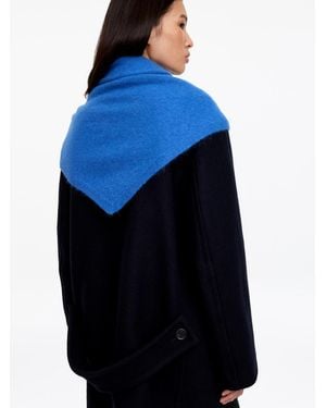 ARKET Alpaca-Wool Blend Scarf - Blue