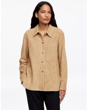 ARKET Suede Shirt - Natural