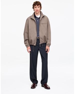 ARKET Regular Lightweight Wool Trousers - Blue