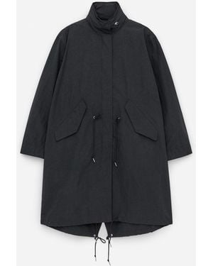 ARKET Nylon Fishtail Parka - Blue
