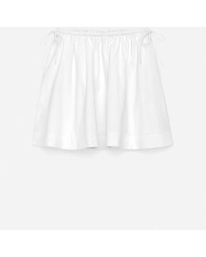 ARKET Mini Cotton Skirt - White