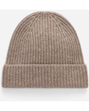 ARKET Cashmere-Wool Beanie - Natural