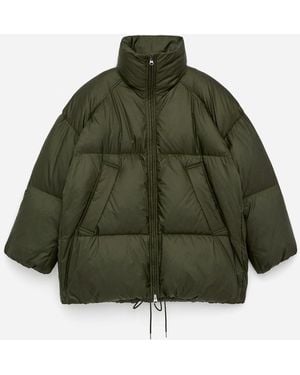ARKET Upcycled Down Puffer Jacket - Green