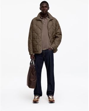 ARKET Quilted Down Jacket - Natural