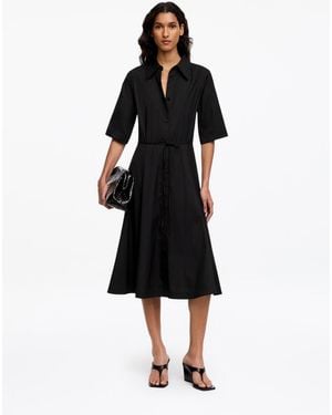 ARKET Cotton Shirt Dress - Black