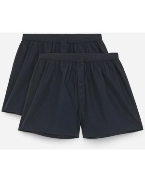 ARKET Woven Boxers, Set Of 2 - Blue