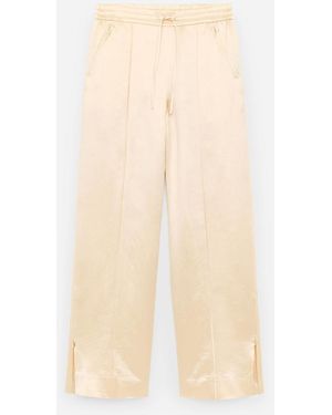 ARKET Satin Trousers - Natural