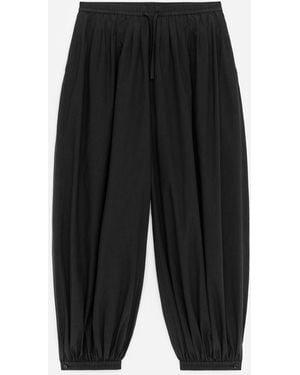 ARKET Balloon Cotton Trousers - Blue