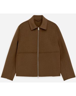 ARKET Wool Doublé Jacket - White