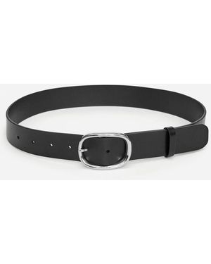 ARKET Leather Belt - Black