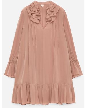 ARKET Frill Dress - Pink