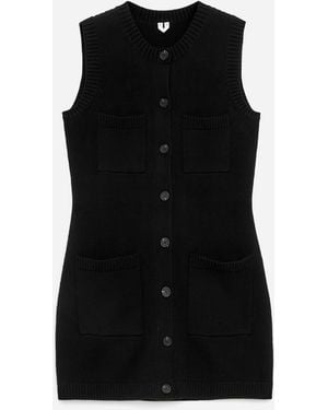 ARKET Sleeveless Knitted Dress - Black