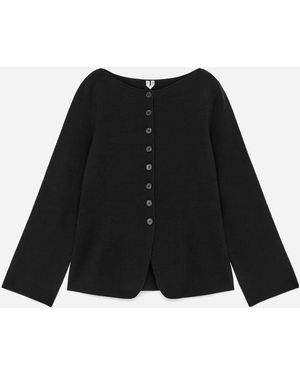 ARKET Merino Wool Cardigan - Black