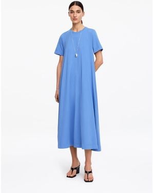ARKET Maxi T-Shirt Dress - Blue