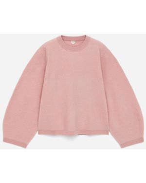 ARKET Boiled Wool Jumper - Pink