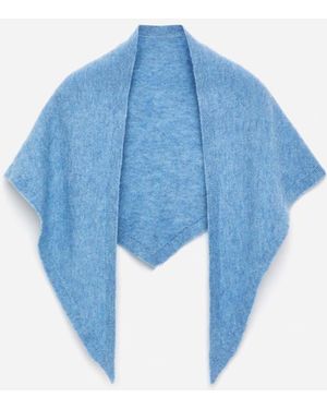 ARKET Alpaca-Wool Blend Scarf - Blue