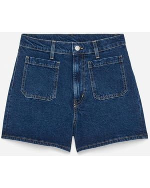 ARKET Lupine Shorts Mit Aufgesetzten Taschen - Blau