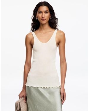 ARKET Tanktop Aus Wolle Und Seide - Weiß