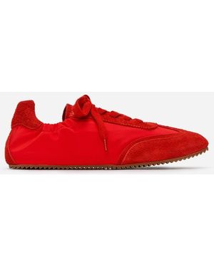 ARKET Suede Nylon Trainers - White