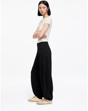 ARKET Relaxed Fine-Knit Trousers - White