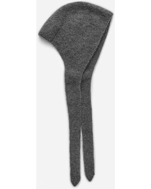 ARKET Wool Alpaca-Blend Hood - Grey