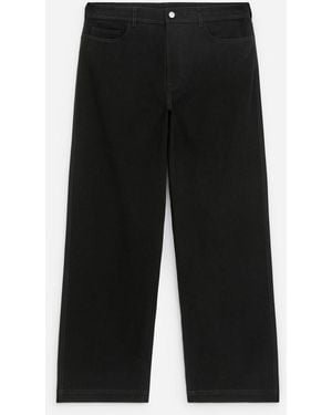 ARKET Loose-Fit 5-Pocket Trousers - White