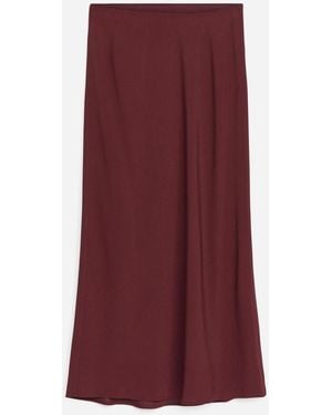 ARKET Drape Maxi Skirt - Purple