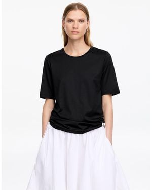 ARKET Lyocell Cotton T-Shirt - Black