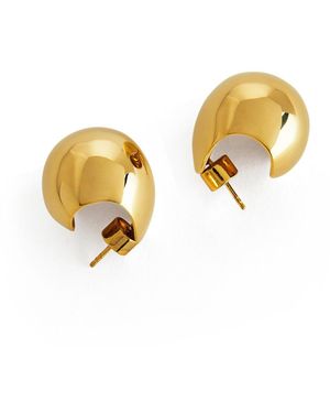 ARKET Hoop Sphere Earrings - Metallic