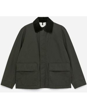 ARKET Waxed Cotton Jacket - Black