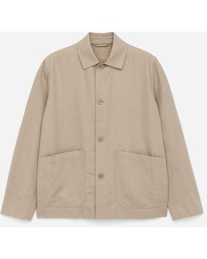 ARKET Linen-Cotton Jacket - Natural