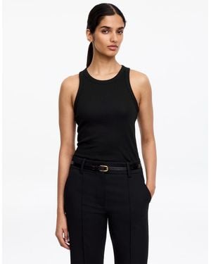 ARKET Rib Racer Tank Top - Black