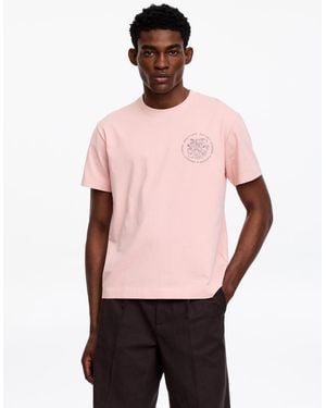 ARKET Café Printed T-Shirt - Pink
