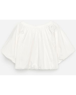 ARKET Balloon-Hem Top - White