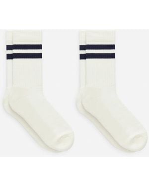 ARKET Sporty Cotton Socks - White