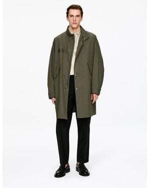 ARKET Cotton Blend Parka - Green